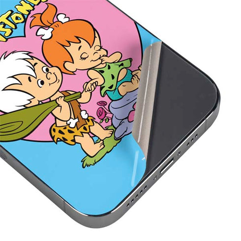 The Flinstones Bamm-Bamm and Pebbles iPhone 16 Pro Skin